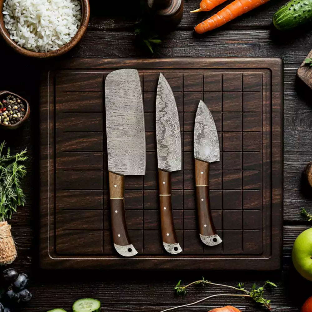 5 PCS Damascus Kitchen Knife Set