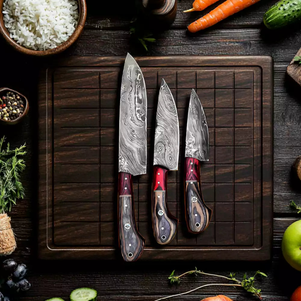 Black Style 5 PCS Chef Knife Set