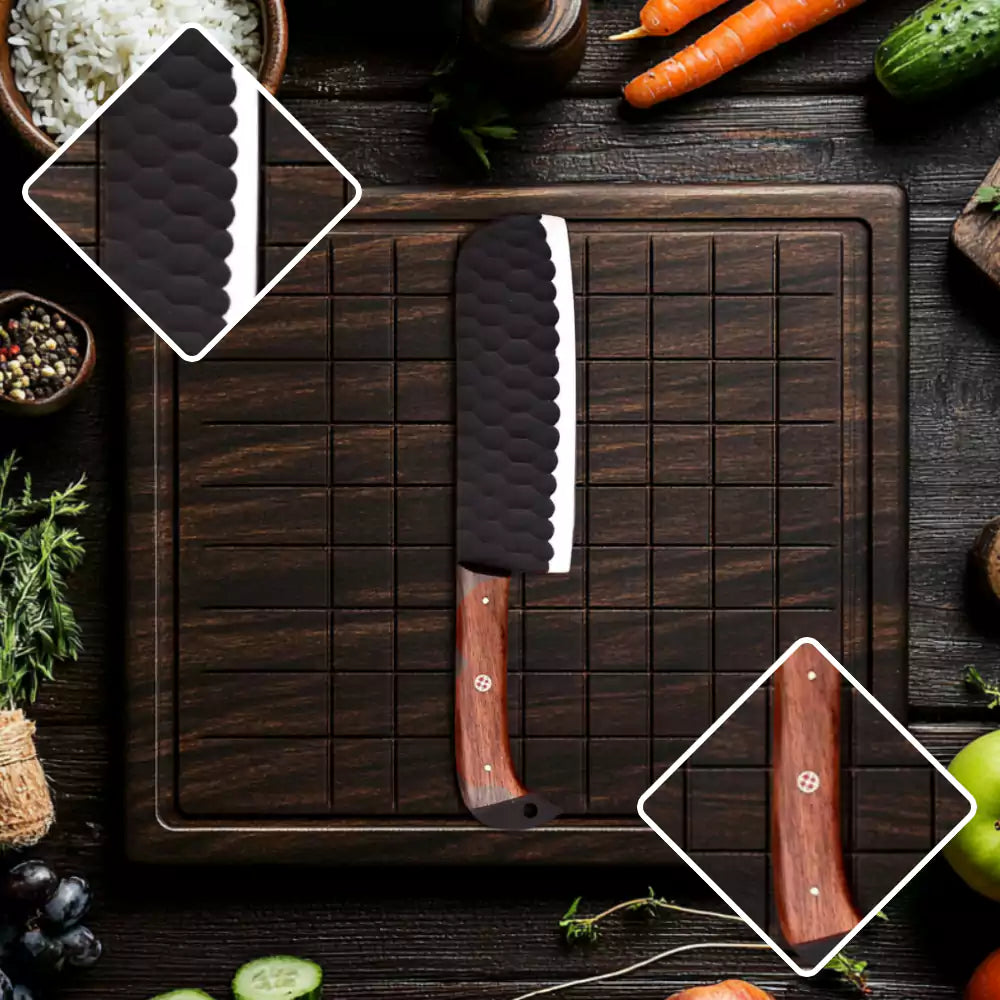3Pcs Damascus Chef Knife Set