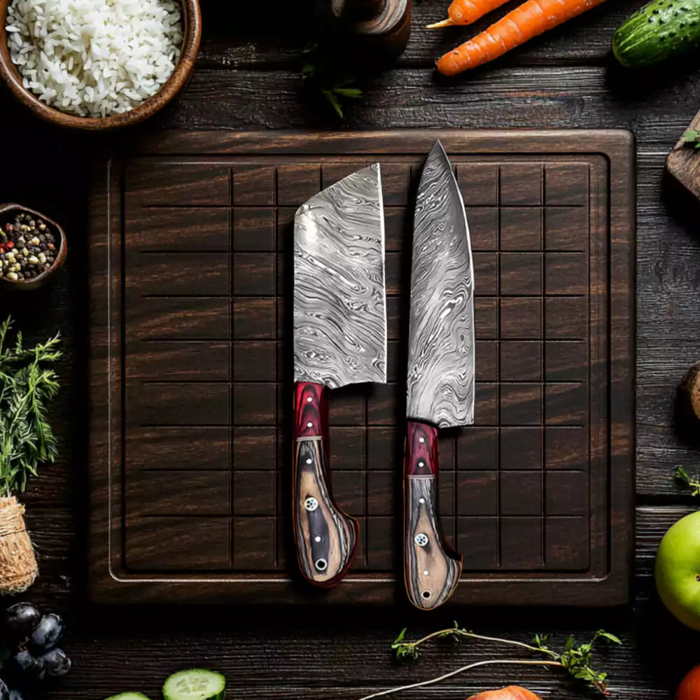 Black Style 5 PCS Chef Knife Set