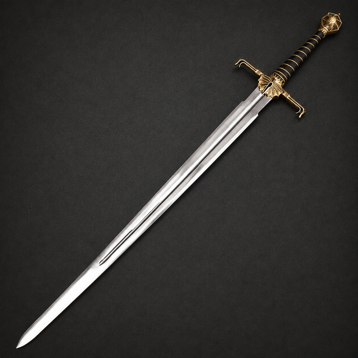 House of the Dragon Blackfyre Sword Replica with Wall Mount