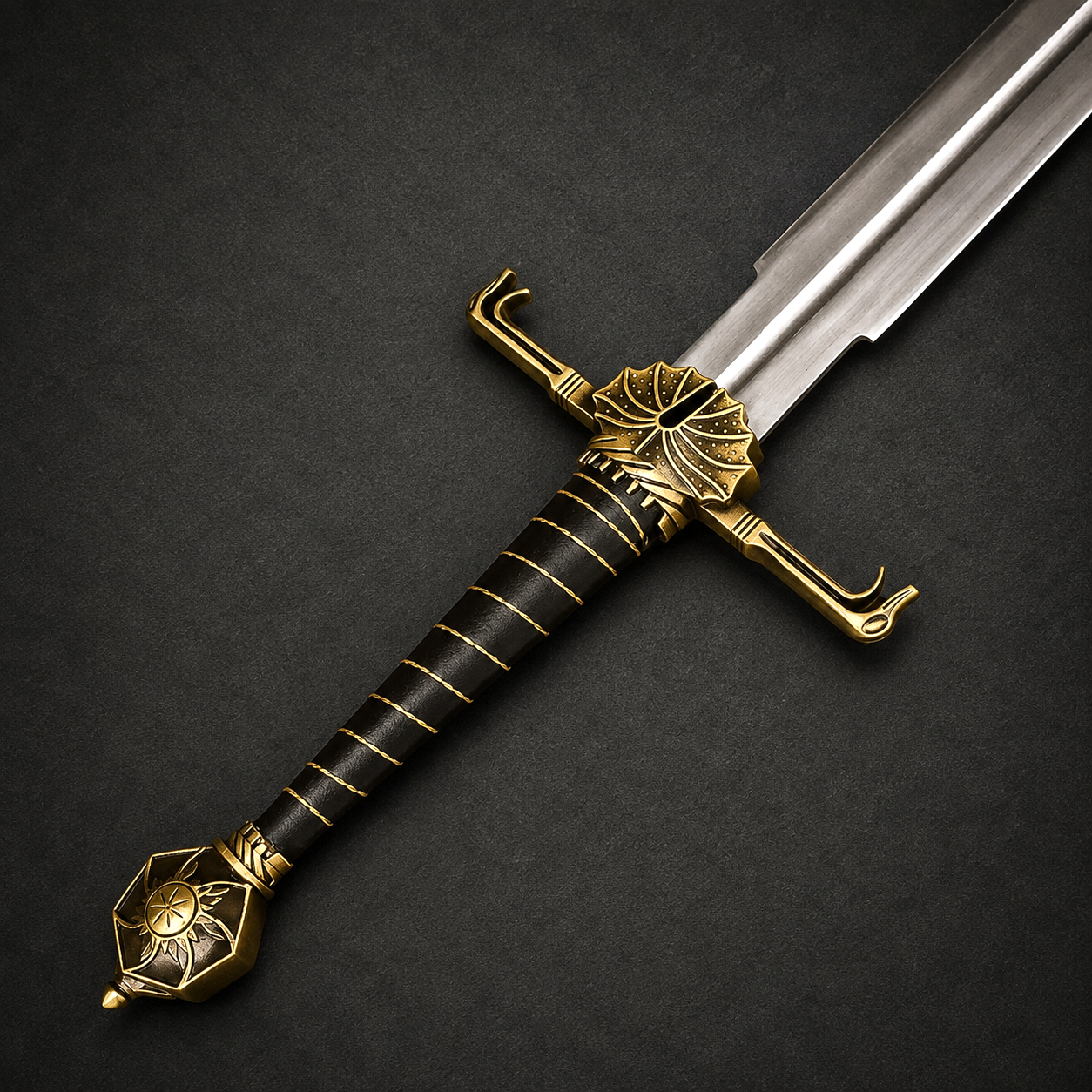 House of the Dragon Blackfyre Sword Replica with Wall Mount