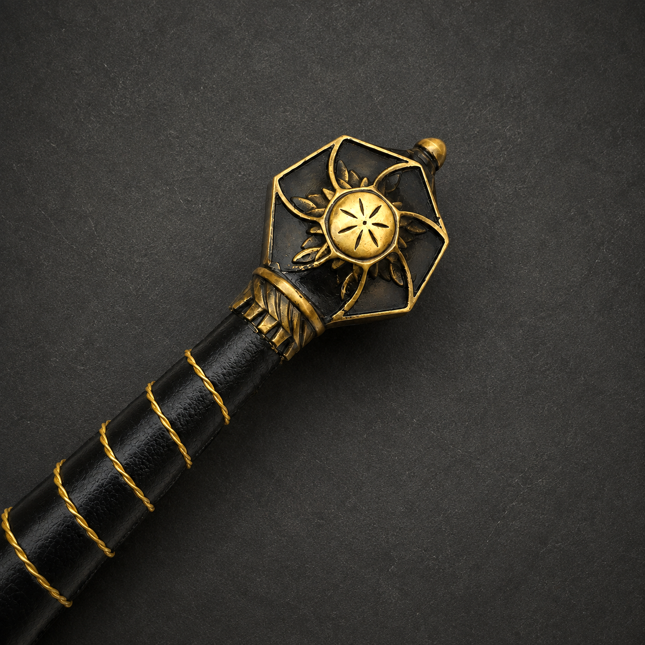 House of the Dragon Blackfyre Sword Replica with Wall Mount
