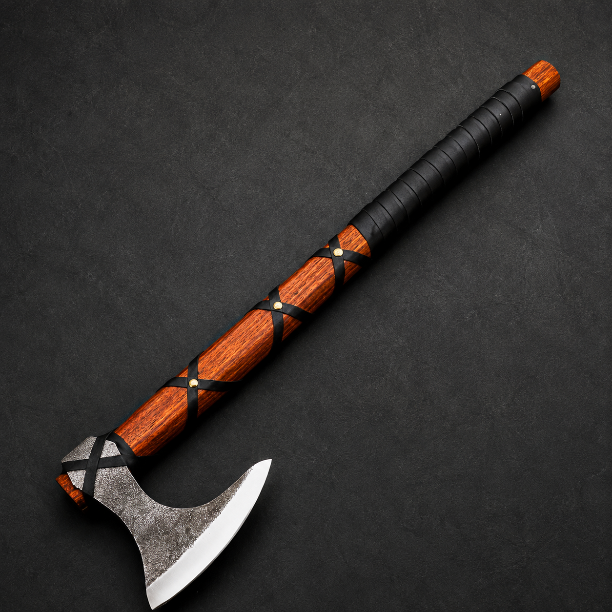 Viking Ragnar Lothbrok Bearded Axe with Leather Sheath