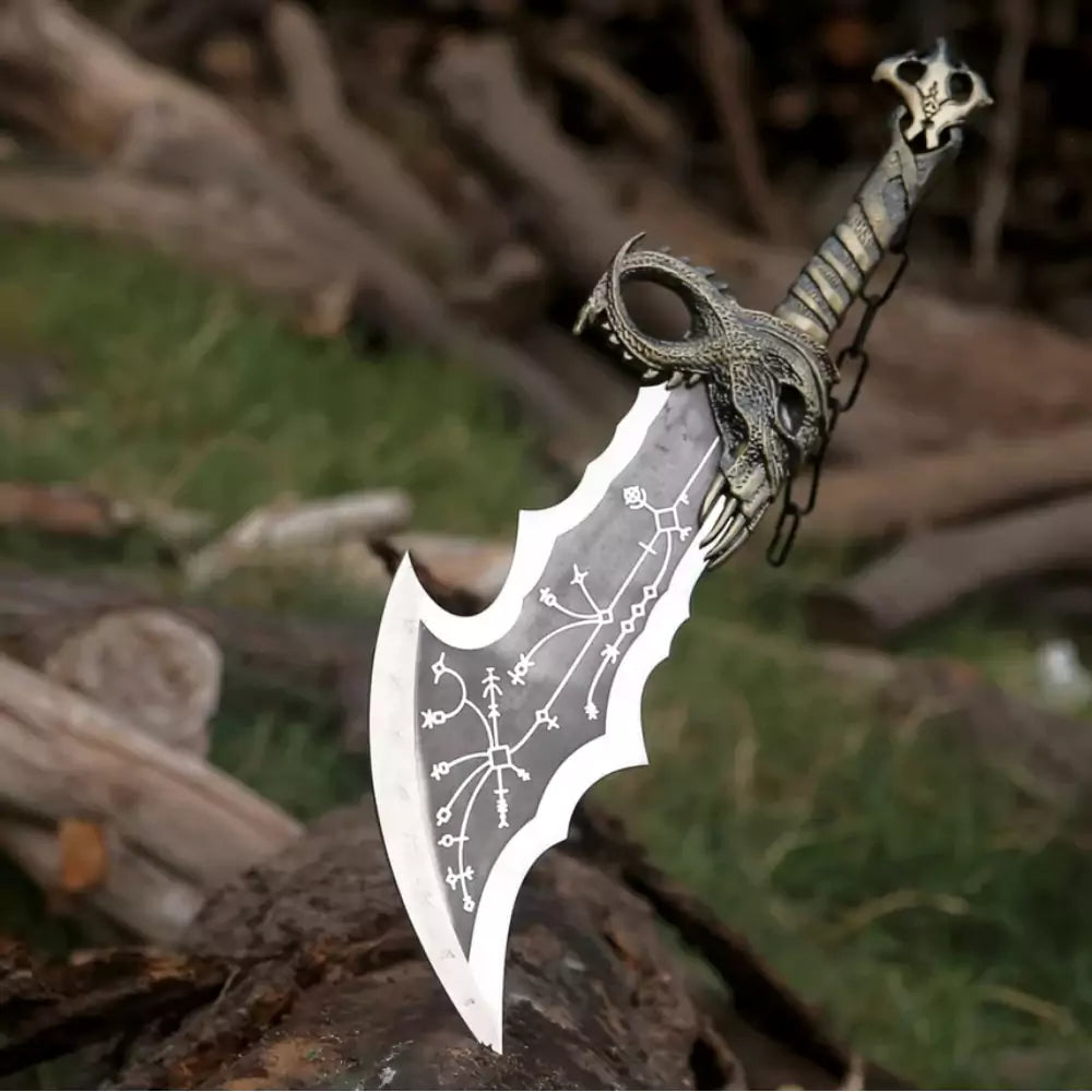Blades of Chaos Replica – Twin Kratos Blades (Fantasy Display Set)