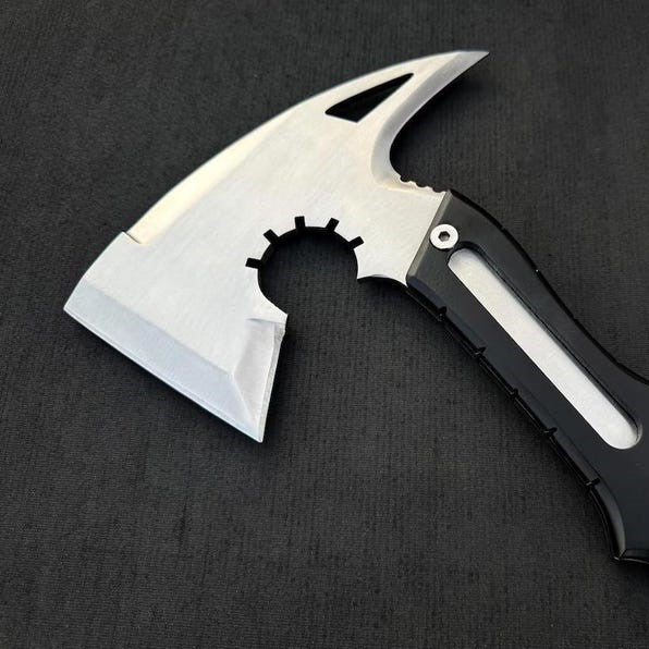 Resident Evil Tactical Tomahawk Axe with Leather Sheath
