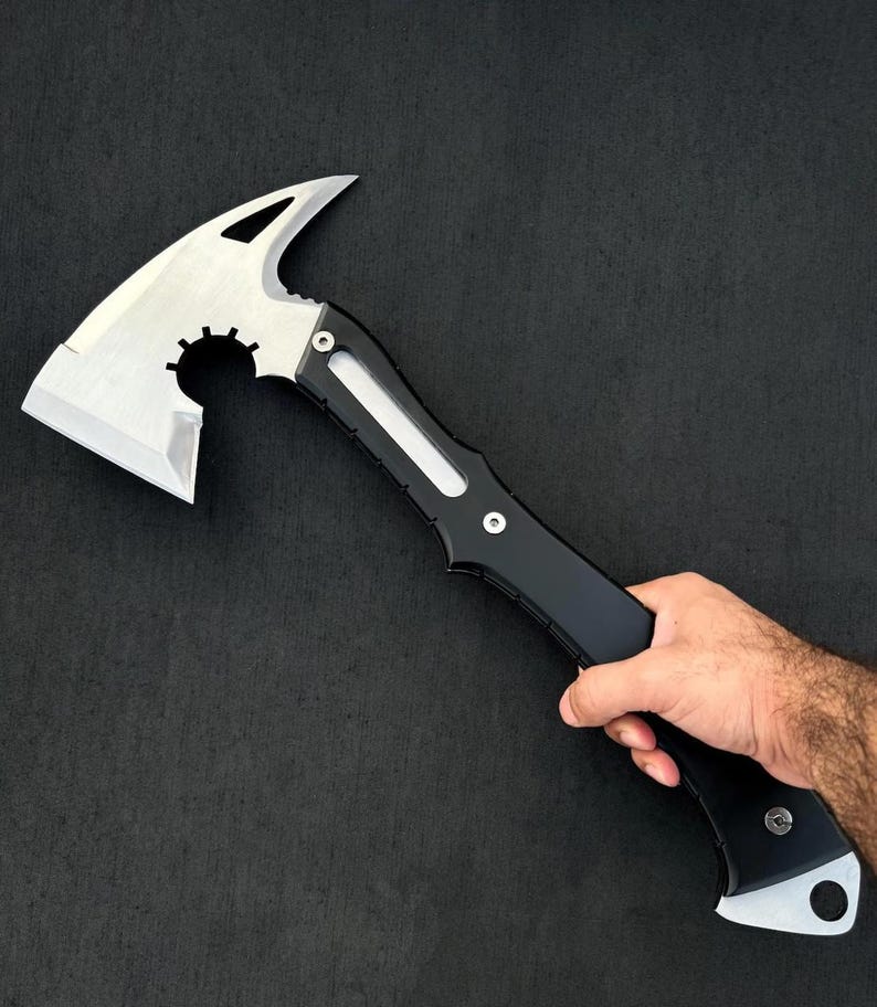 Resident Evil Tactical Tomahawk Axe with Leather Sheath