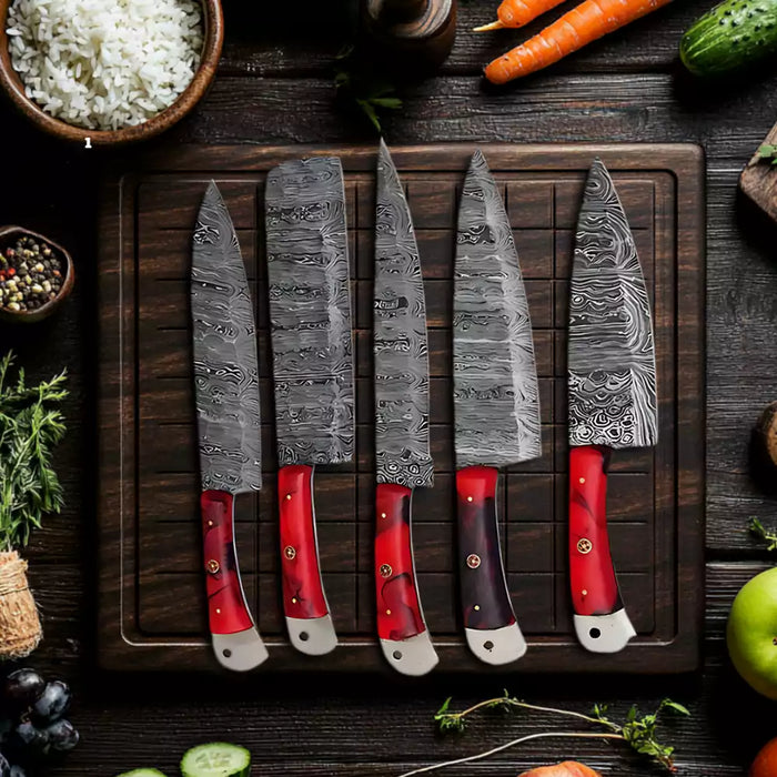 5 PCS Kitchen Knives Set